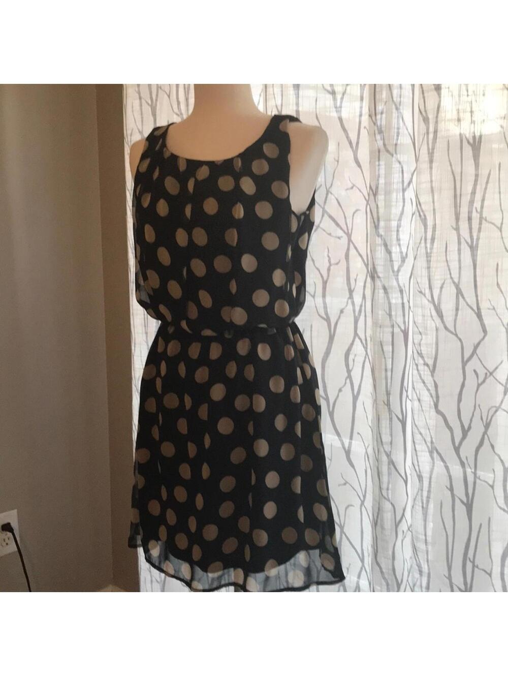 Love On A Hanger Polka-dot Dress